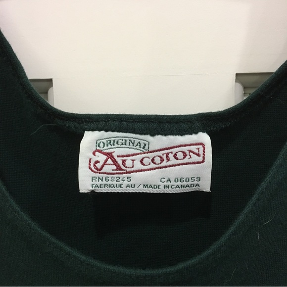 Original Au Coton dark green tank - Picture 4 of 4